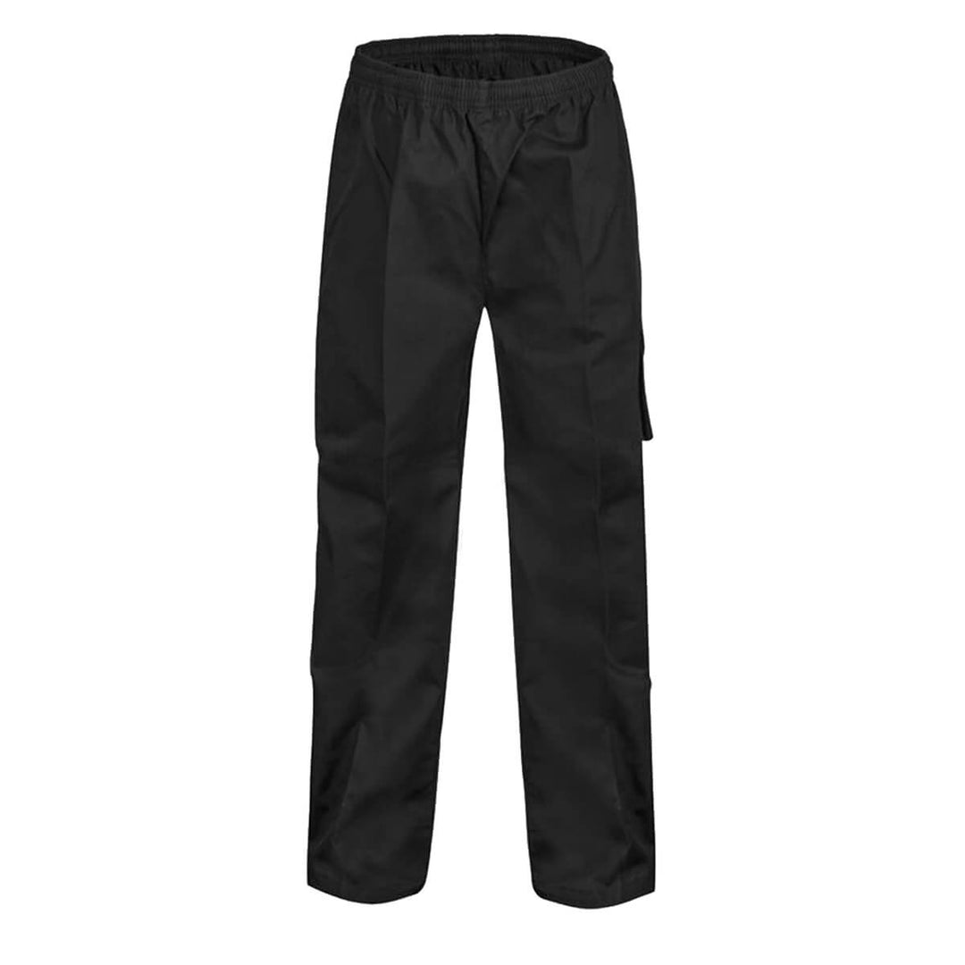 ChefsCraft CP055 Chefs Draw String Cargo Pant Black Front