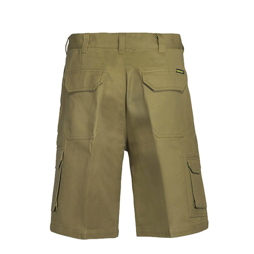 WorkCraft WP3046 Cotton Drill Cargo Shorts Back