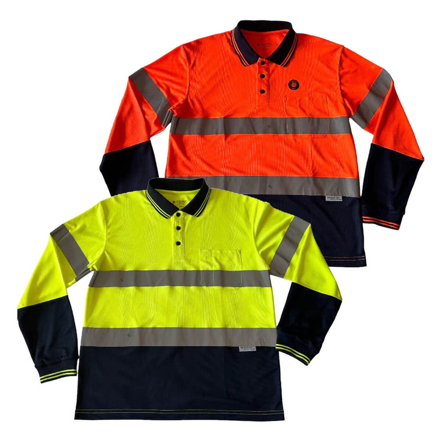 Pilgrim 4601 Long Sleeve Hi-Vis Polo Master