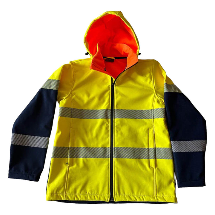 Pilgrim 4630 Mens Hi-Vis Full Zip Hooded Jacket