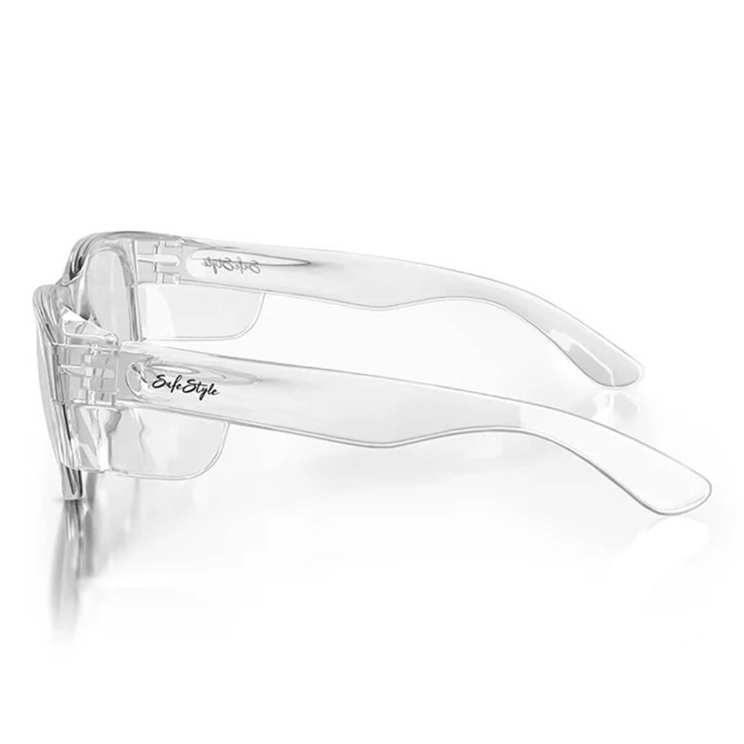 SafeStyle Classics Clear Frame Blue Light Lens Side