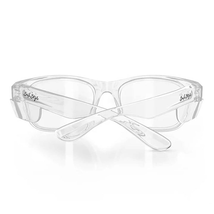 SafeStyle Classics Clear Frame Blue Light Lens Back