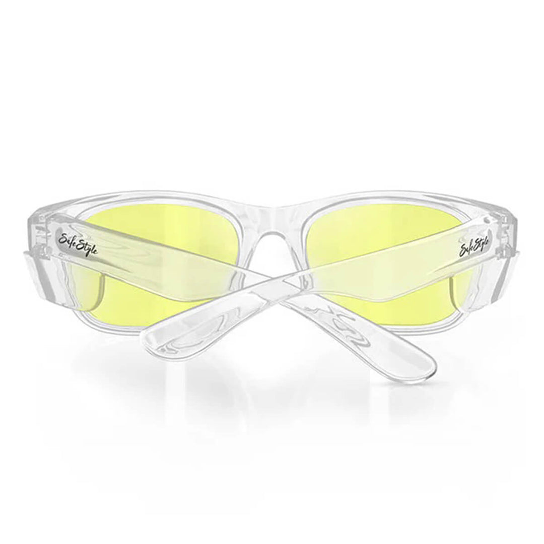 SafeStyle Classics Clear Frame Yellow Lens Back