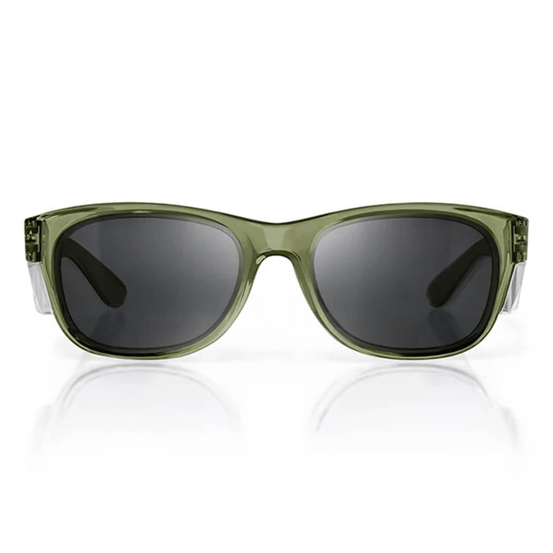 SafeStyle Classics Green Frame Polarised Lens Front