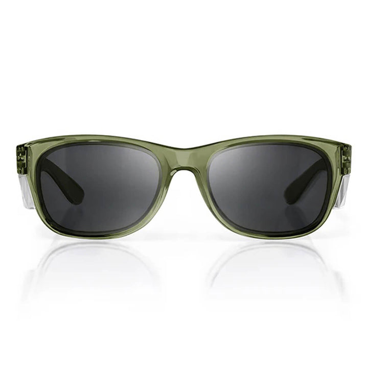 SafeStyle Classics Green Frame Polarised Lens Front