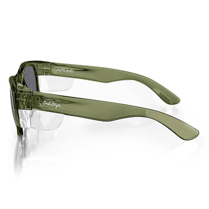 SafeStyle Classics Green Frame Polarised Lens Side