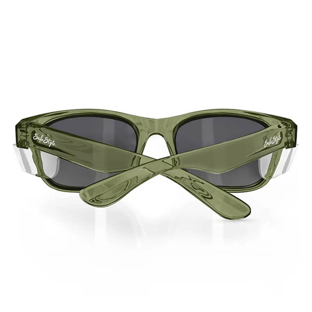 SafeStyle Classics Green Frame Polarised Lens Back