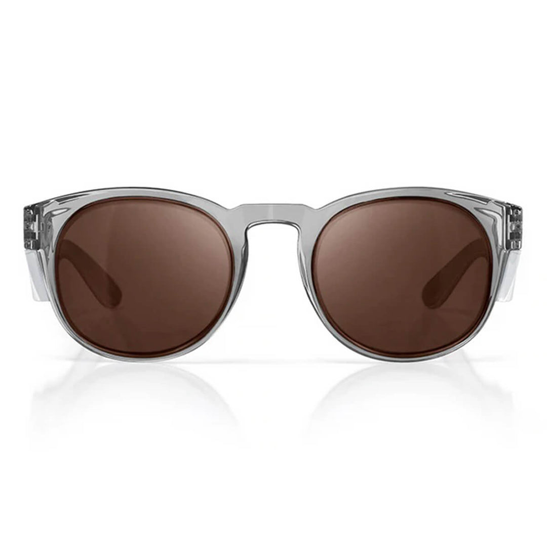 SafeStyle Cruisers Graphite Frame Brown Polarised Lens Front