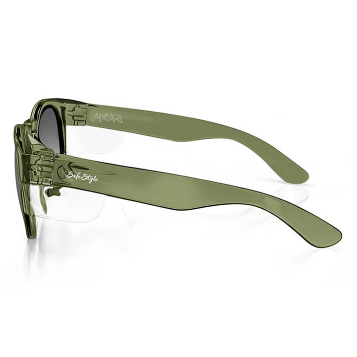 SafeStyle Cruisers Green Frame Polarised Lens Side