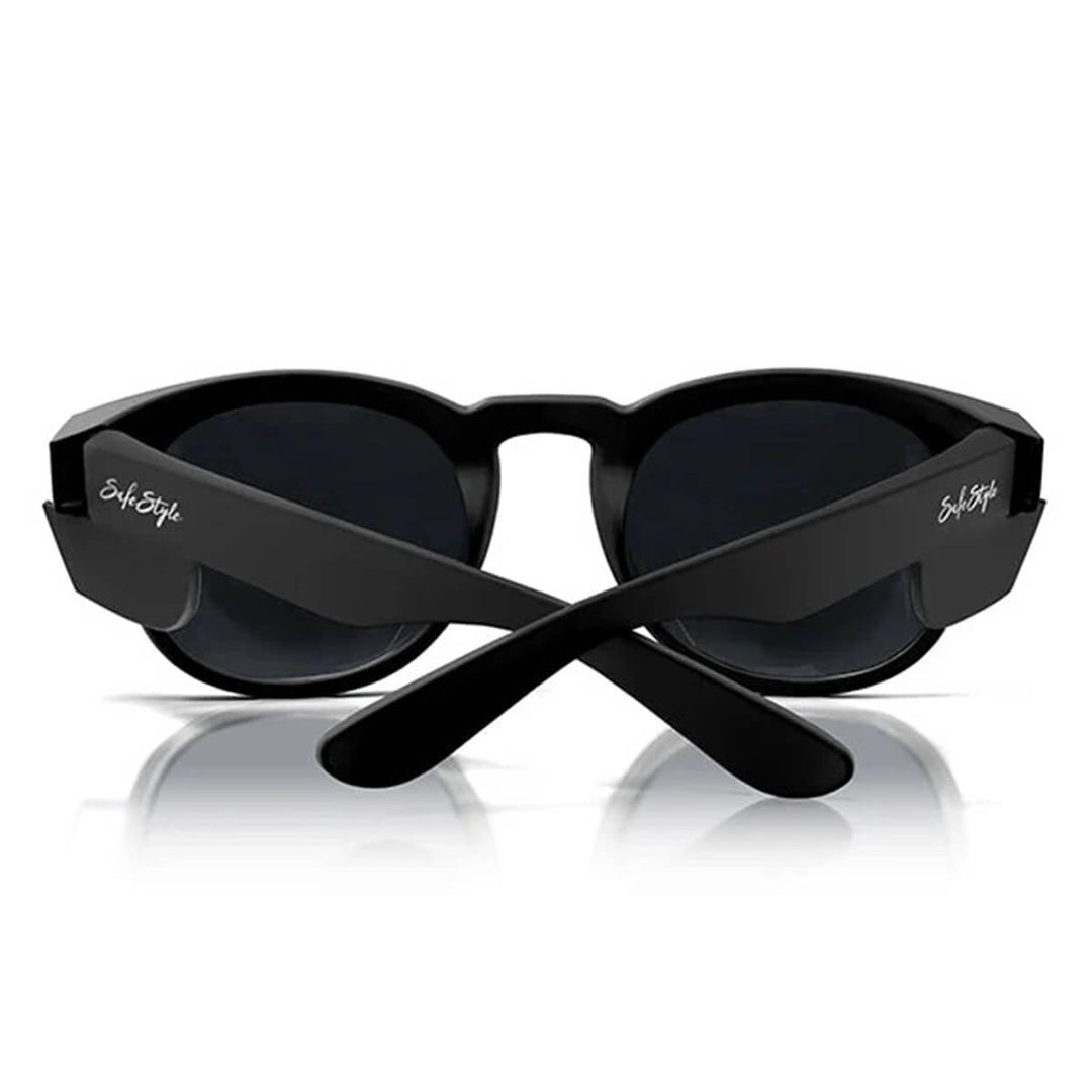 SafeStyle Cruisers Matte Black Frame Polarised Lens Back