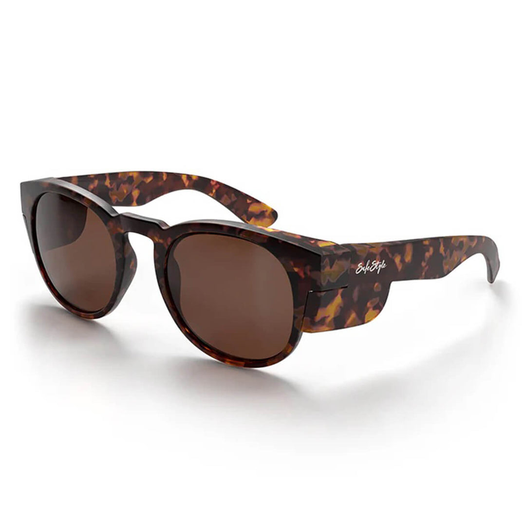 SafeStyle Cruisers Matte Brown Tort Frame Brown Polarised Lens