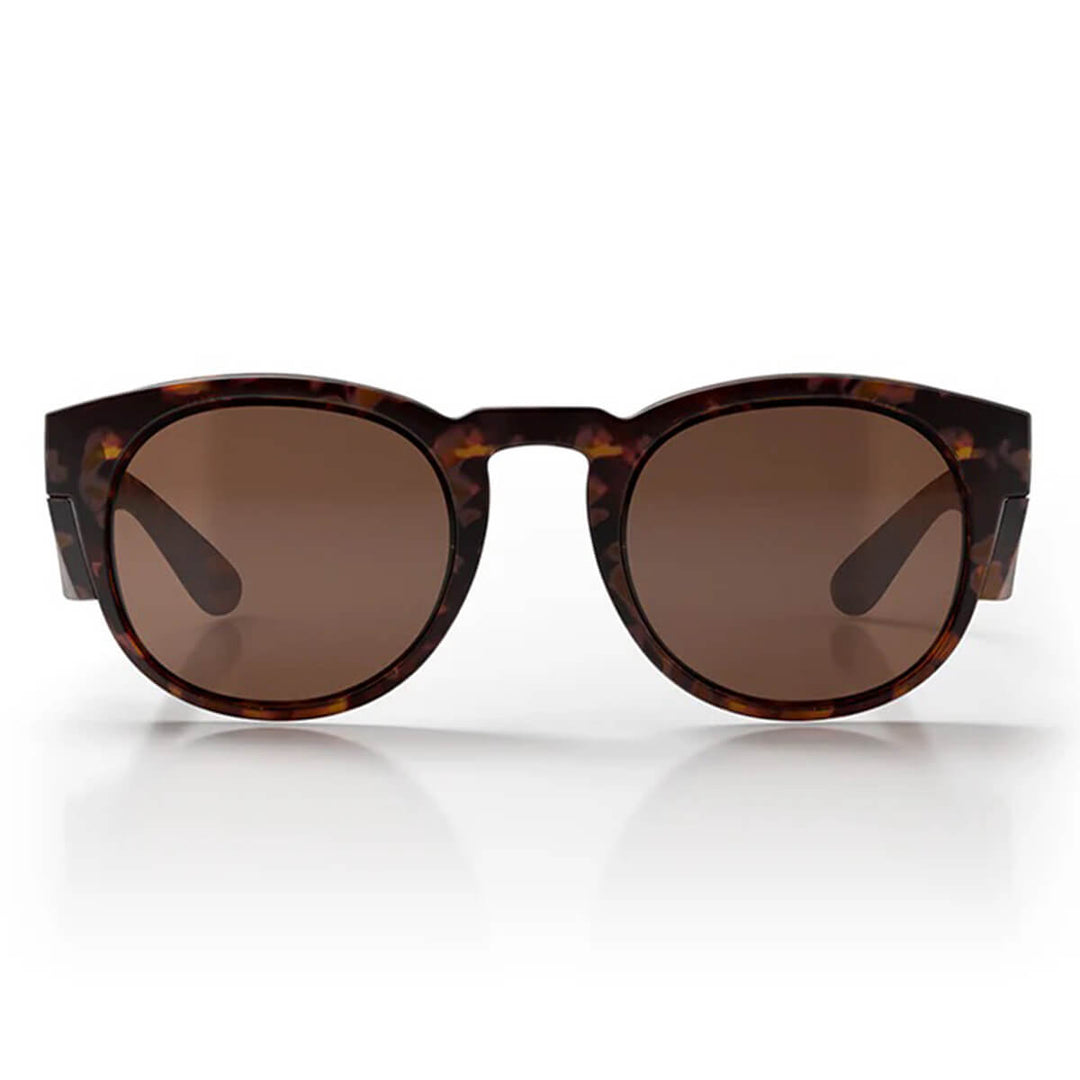 SafeStyle Cruisers Matte Brown Tort Frame Brown Polarised Lens Front