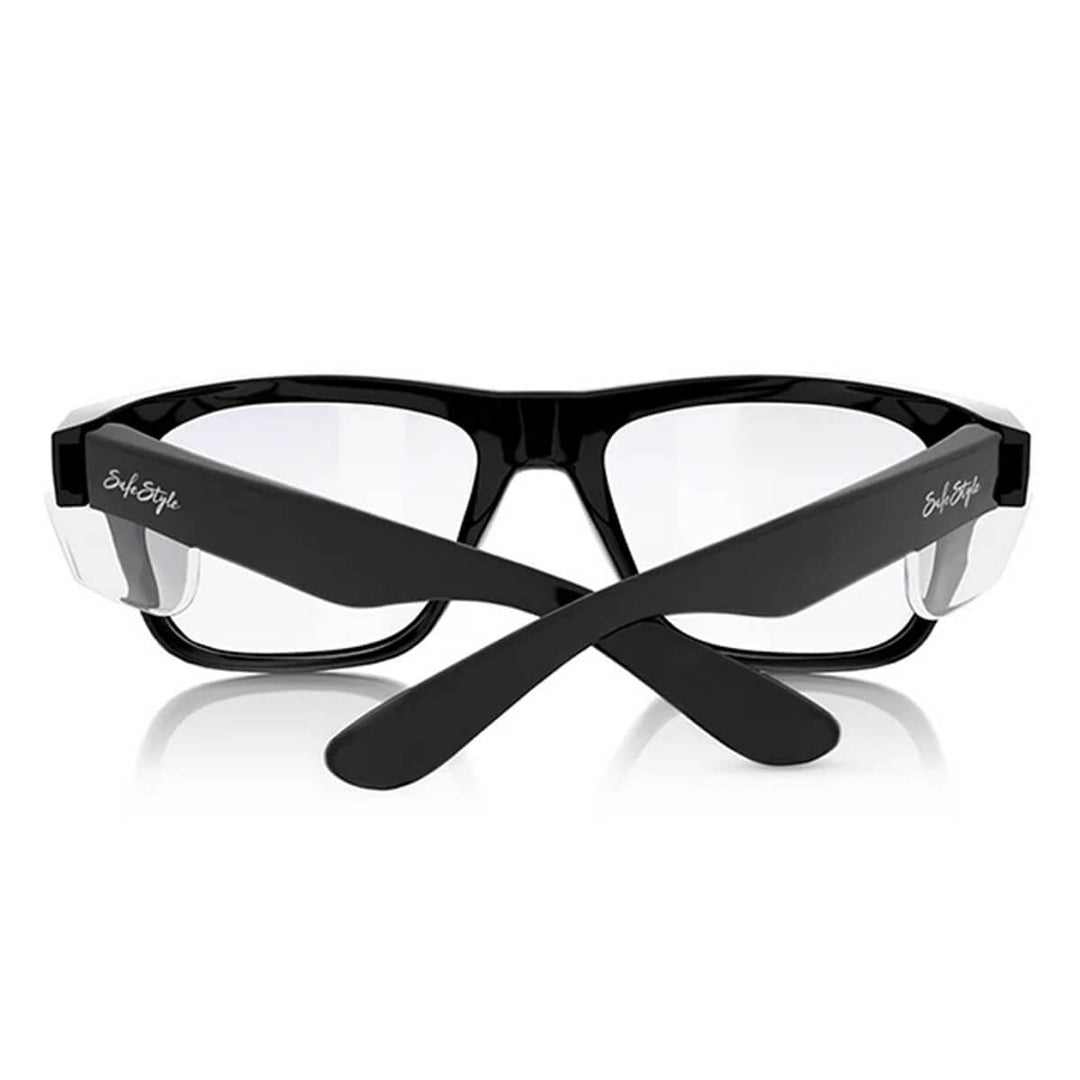 SafeStyle Fusions Black Frame Blue Light Blocking Lens Back