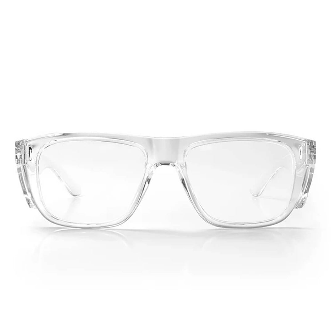 SafeStyle Fusions XL Clear Frame Clear Lens Front