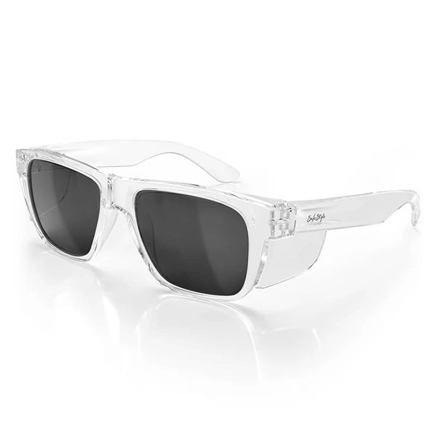 SafeStyle Fusions XL Clear Frame Polarised Lens