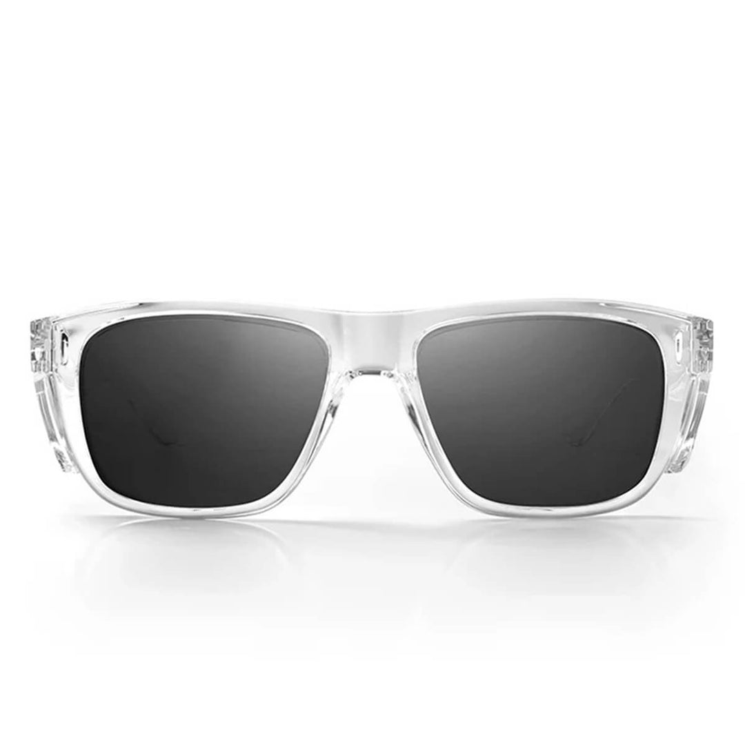 SafeStyle Fusions XL Clear Frame Polarised Lens Front