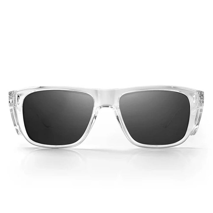 SafeStyle Fusions XL Clear Frame Polarised Lens Front