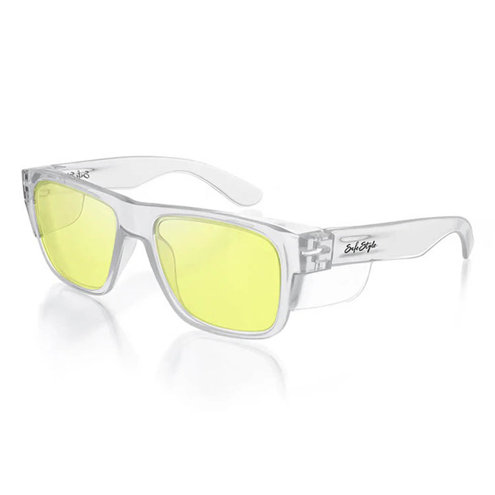 SafeStyle Fusions Clear Frame Yellow Lens