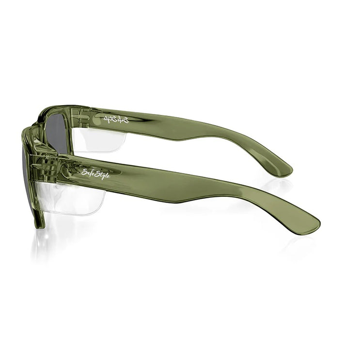 SafeStyle Fusions Green Frame Polarised Lens LHS