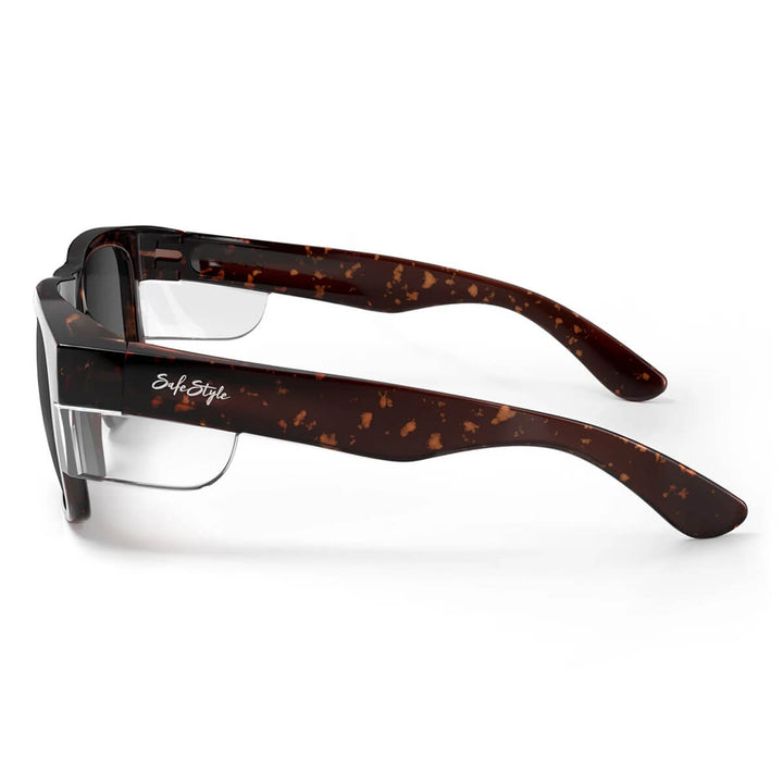 SafeStyle Fusions Brown Tort Frame Polarised Lens Side