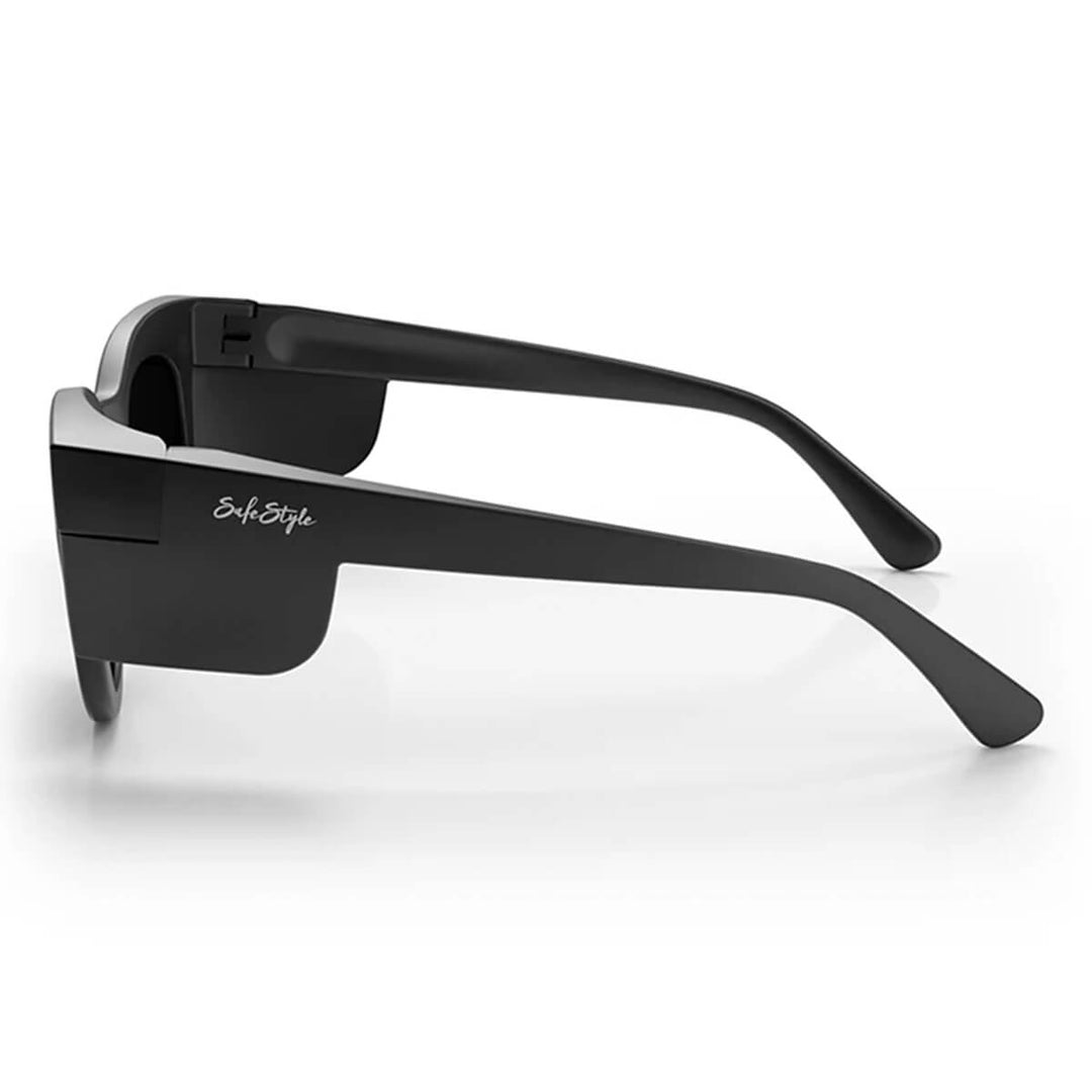 SafeStyle Harps Matte Black Frame Polarised Lens Side