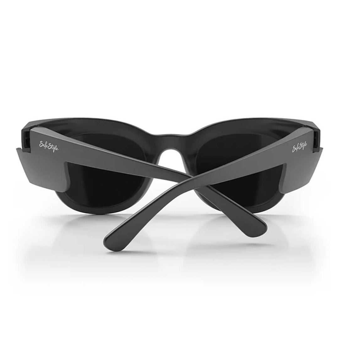 SafeStyle Harps Matte Black Frame Polarised Lens Back