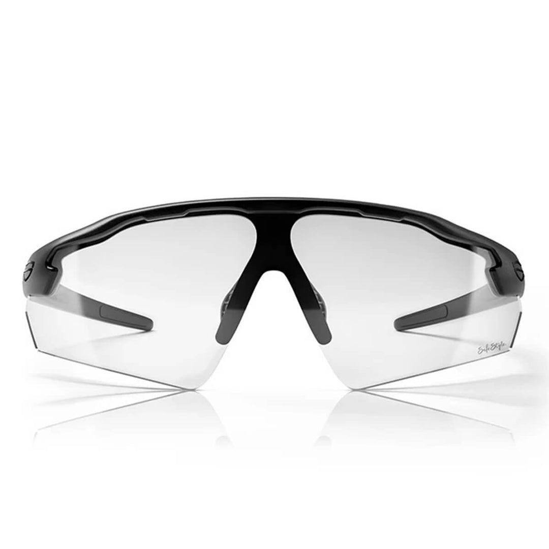 SafeStyle Phantoms Matte Black Frame Clear Lens Front