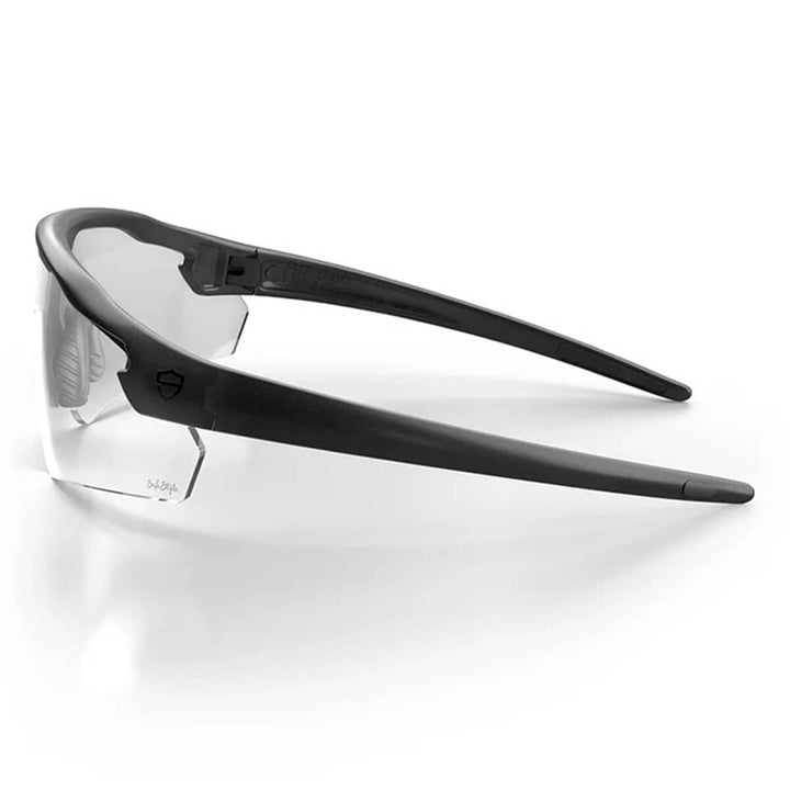 SafeStyle Phantoms Matte Black Frame Clear Lens Side