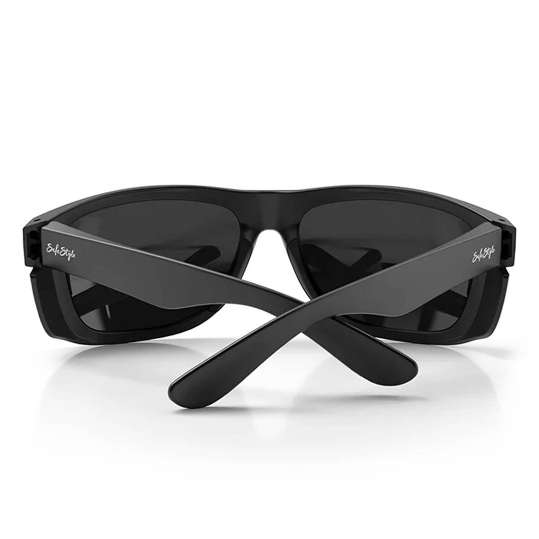 SafeStyle Rapids Matte Black Frame Polarised Lens Back