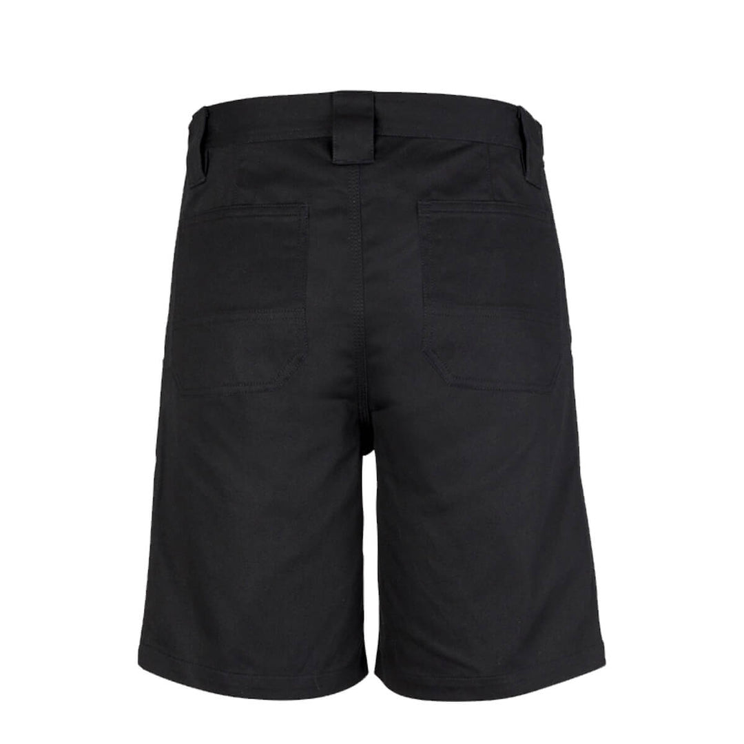 Syzmik ZW011 Mens Plain Utility Short Black Back