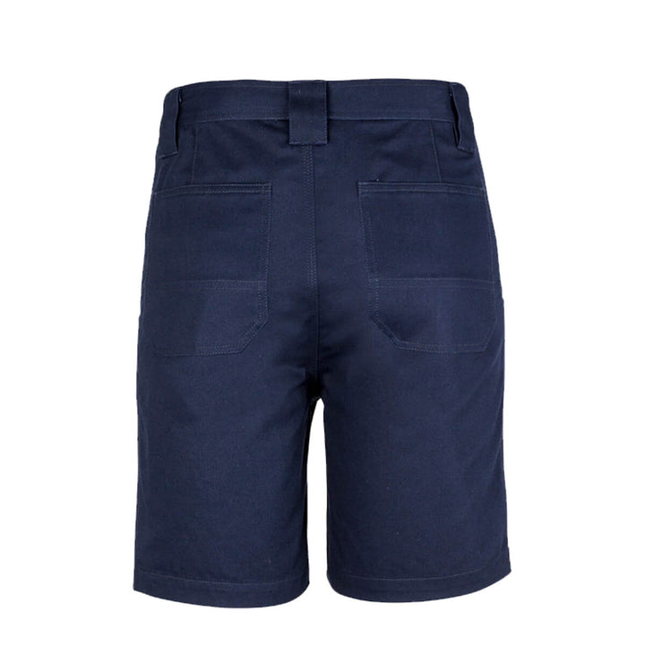 Syzmik ZW011 Mens Plain Utility Short Navy Back