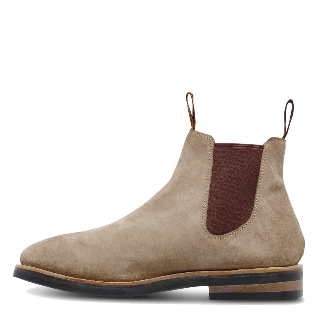 Mustang Signature Y61063 Pull On Leather Boot Taupe LHS