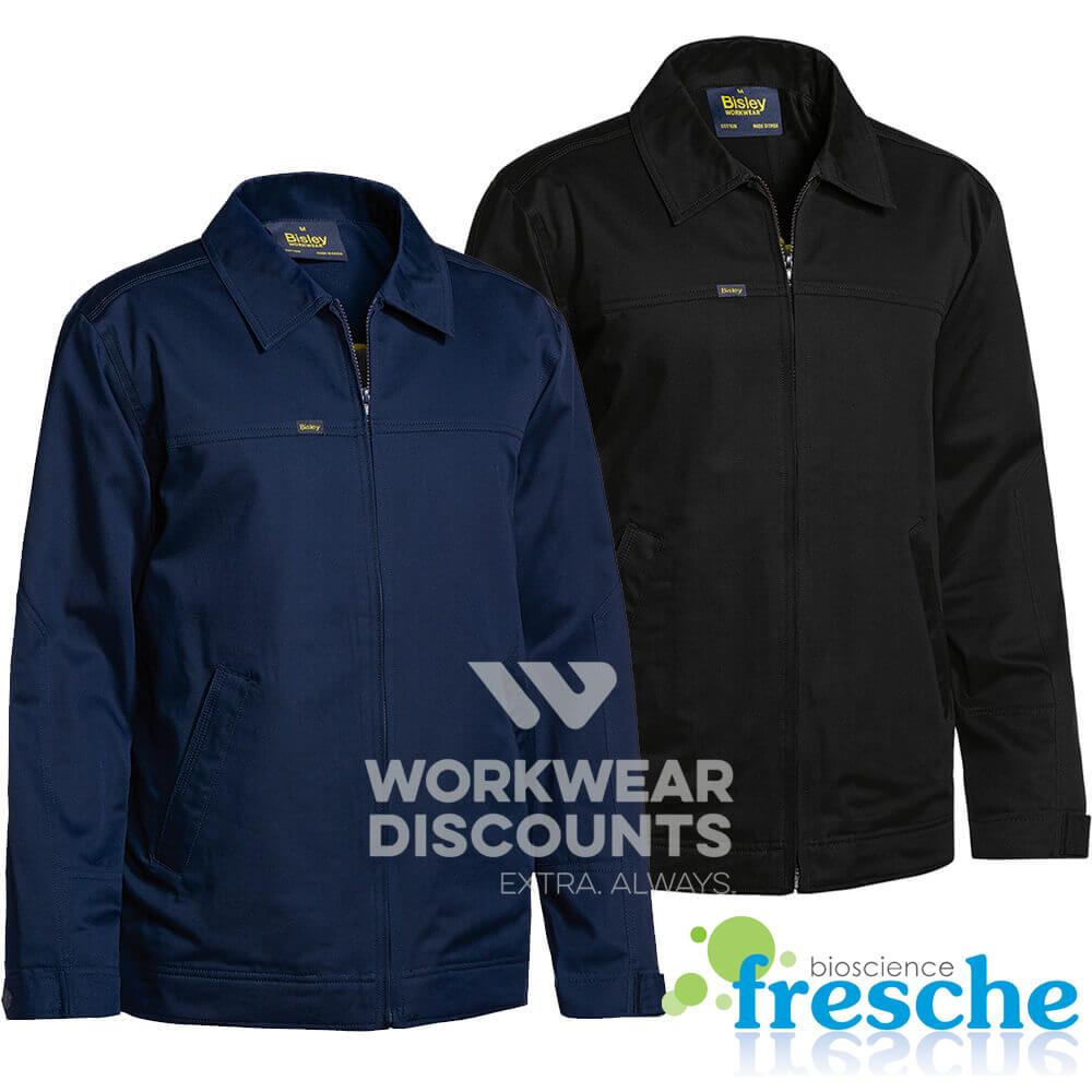 Bisley BJ6916 Cotton Drill Jacket with Liquid Repellent Workwear Discounts