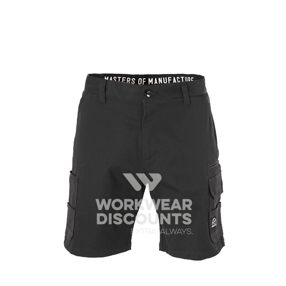 Unit Demolition Mens Cargo Work Shorts Black Other 